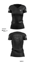 MOUNT VERNON EMERGENCY SERVICES UNIT 93193020 Women's Short Sleeve V-neck Shirt - 15