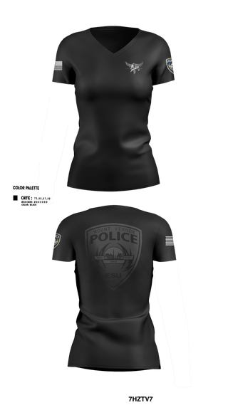 Womens Short Sleeve Vneck Shirt, MOUNT VERNON EMERGENCY SERVICES UNIT, Police, Teamtime, Team time, sublimation, custom sports apparel, team uniforms, spirit wear, spiritwear, sports uniforms, custom shirts, team store, custom team store, fundraiser sports, apparel fundraiser