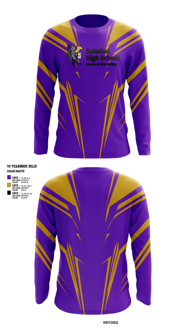 Long Sleeve Performance Shirt, Soledad High School Cheer, Cheer, Teamtime, Team time, sublimation, custom sports apparel, team uniforms, spirit wear, spiritwear, sports uniforms, custom shirts, team store, custom team store, fundraiser sports, apparel fundraiser