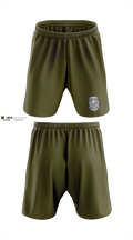 Police Athletic Shorts With Pockets - 1