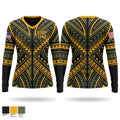 USBP 1342 Women's Long Sleeve V-neck Shirt - 1
