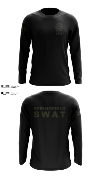 Long Sleeve Performance Shirt, Springfield Ohio SWAT, Police, Teamtime, Team time, sublimation, custom sports apparel, team uniforms, spirit wear, spiritwear, sports uniforms, custom shirts, team store, custom team store, fundraiser sports, apparel fundraiser
