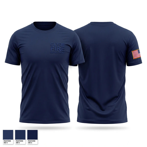 Short Sleeve Performance Shirt, Clyde fire department, Fire Department, Teamtime, Team time, sublimation, custom sports apparel, team uniforms, spirit wear, spiritwear, sports uniforms, custom shirts, team store, custom team store, fundraiser sports, apparel fundraiser