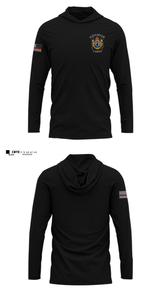 Long Sleeve Hooded Sun Shirt, Wind River USWFS, Fire Department, Teamtime, Team time, sublimation, custom sports apparel, team uniforms, spirit wear, spiritwear, sports uniforms, custom shirts, team store, custom team store, fundraiser sports, apparel fundraiser