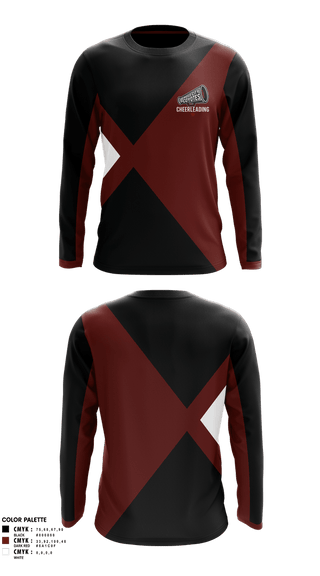 Long Sleeve Performance Shirt, Reed City Coyotes, Cheer, Teamtime, Team time, sublimation, custom sports apparel, team uniforms, spirit wear, spiritwear, sports uniforms, custom shirts, team store, custom team store, fundraiser sports, apparel fundraiser