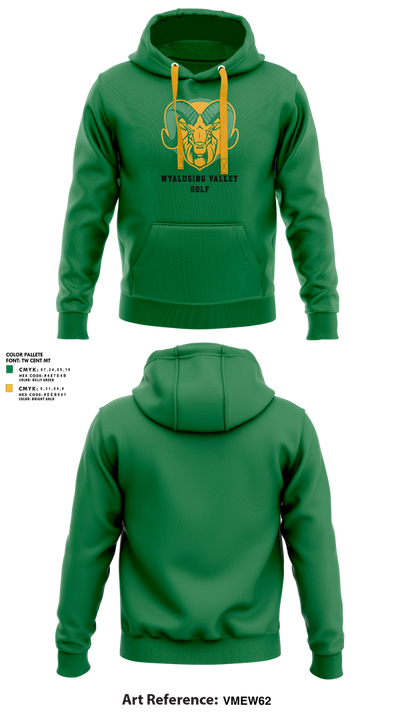 Wyalusing Valley Senior High School Golf 42348847 Hoodie - 1