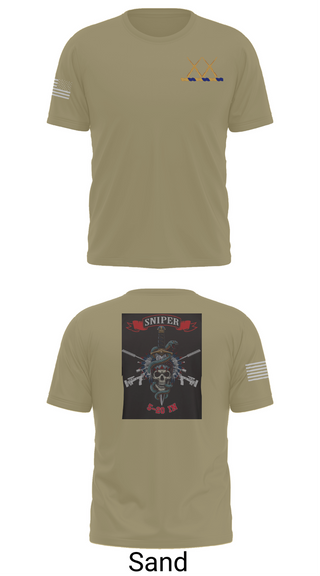 Short Sleeve Performance Shirt, 5-20 Infantry, Sniper section, Army, Teamtime, Team time, sublimation, custom sports apparel, team uniforms, spirit wear, spiritwear, sports uniforms, custom shirts, team store, custom team store, fundraiser sports, apparel fundraiser