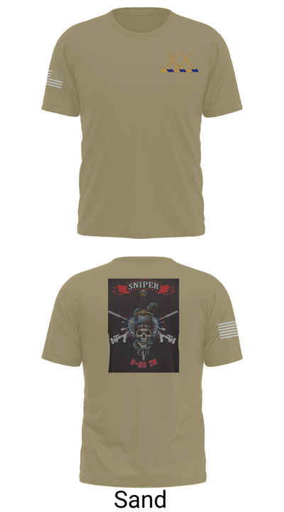 5-20 Infantry, Sniper section 41937492 Short Sleeve Performance Shirt - 96