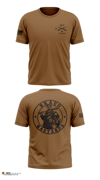 Short Sleeve Performance Shirt, Bravo Co 2/377, Army, Teamtime, Team time, sublimation, custom sports apparel, team uniforms, spirit wear, spiritwear, sports uniforms, custom shirts, team store, custom team store, fundraiser sports, apparel fundraiser