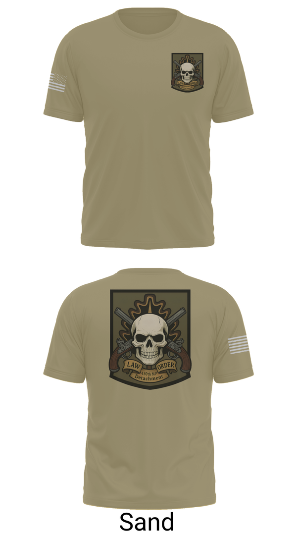 Old School Cotton Feel Shirt, 430th MP Detachment, , Teamtime, Team time, sublimation, custom sports apparel, team uniforms, spirit wear, spiritwear, sports uniforms, custom shirts, team store, custom team store, fundraiser sports, apparel fundraiser