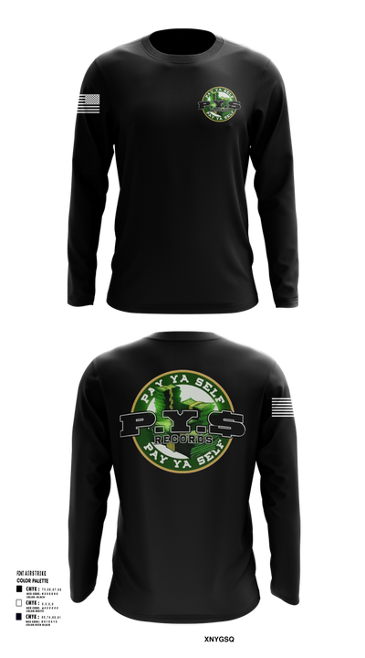 PAY YA SELF 50021856 Long Sleeve Performance Shirt 1