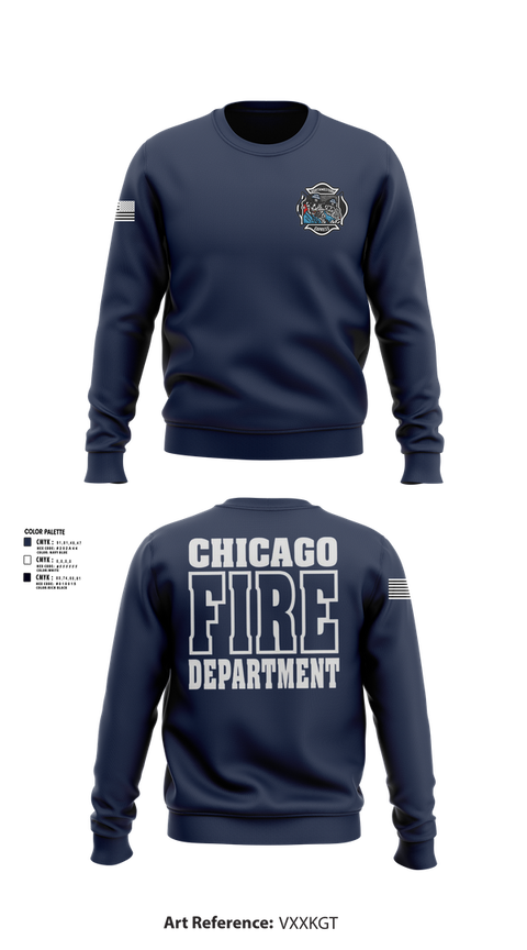 Crew Neck Sweatshirt, CFD Ambulance 11, Fire Department, Teamtime, Team time, sublimation, custom sports apparel, team uniforms, spirit wear, spiritwear, sports uniforms, custom shirts, team store, custom team store, fundraiser sports, apparel fundraiser