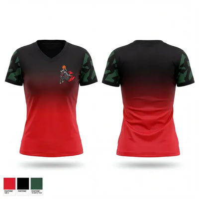 Sleepy Hollow High School Softball 63999687 Women's Short Sleeve V-neck Shirt - 1