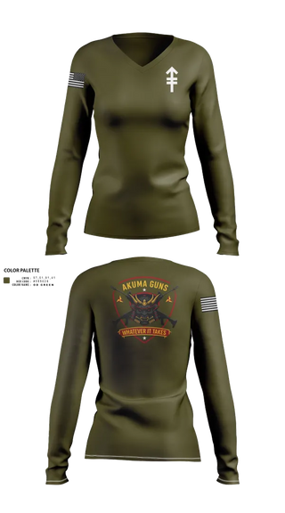 Womens Long Sleeve Vneck Shirt, 12 LCT, , Teamtime, Team time, sublimation, custom sports apparel, team uniforms, spirit wear, spiritwear, sports uniforms, custom shirts, team store, custom team store, fundraiser sports, apparel fundraiser
