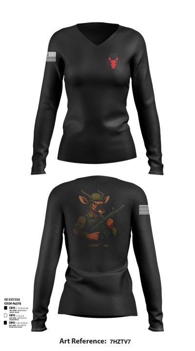 TF Nyala 30350484 Women's Long Sleeve V-neck Shirt - 103