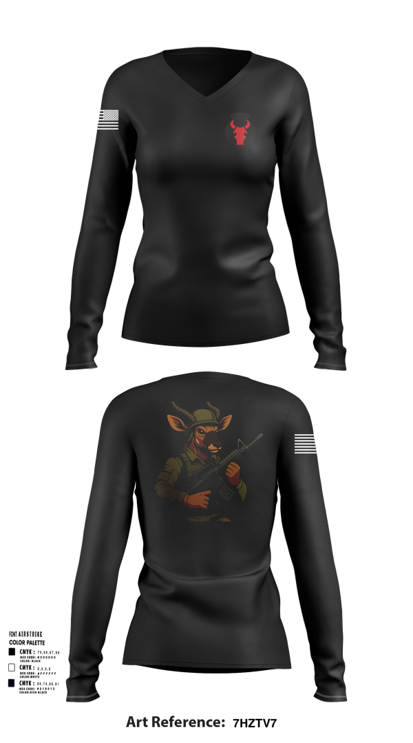 Womens Long Sleeve Vneck Shirt, TF Nyala, , Teamtime, Team time, sublimation, custom sports apparel, team uniforms, spirit wear, spiritwear, sports uniforms, custom shirts, team store, custom team store, fundraiser sports, apparel fundraiser