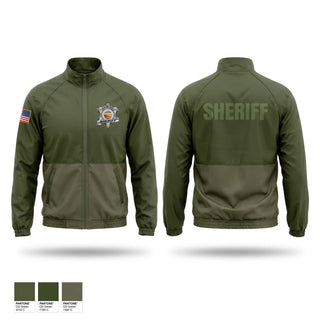 Windbreaker, Crawford county sheriffs office, Police, Teamtime, Team time, sublimation, custom sports apparel, team uniforms, spirit wear, spiritwear, sports uniforms, custom shirts, team store, custom team store, fundraiser sports, apparel fundraiser