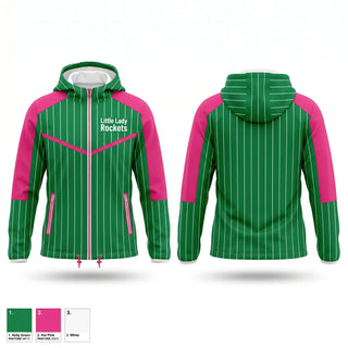 Windbreaker, Little Lady Rockets, Softball, Teamtime, Team time, sublimation, custom sports apparel, team uniforms, spirit wear, spiritwear, sports uniforms, custom shirts, team store, custom team store, fundraiser sports, apparel fundraiser