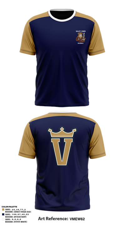Valley Kings 11609038 Short Sleeve Performance Shirt - 2