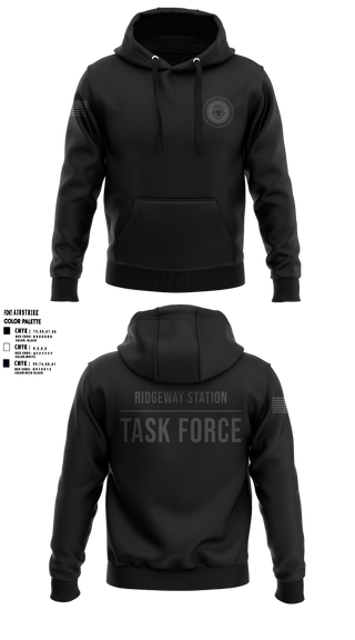 Hoodie, Ridgeway Station Task Force, Police, Teamtime, Team time, sublimation, custom sports apparel, team uniforms, spirit wear, spiritwear, sports uniforms, custom shirts, team store, custom team store, fundraiser sports, apparel fundraiser