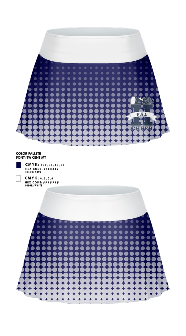 Skort, Hamilton PAL Cheer, Cheer, Teamtime, Team time, sublimation, custom sports apparel, team uniforms, spirit wear, spiritwear, sports uniforms, custom shirts, team store, custom team store, fundraiser sports, apparel fundraiser