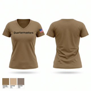 Womens Short Sleeve Vneck Shirt, Quartermasters, Navy, Teamtime, Team time, sublimation, custom sports apparel, team uniforms, spirit wear, spiritwear, sports uniforms, custom shirts, team store, custom team store, fundraiser sports, apparel fundraiser