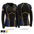 Glenolden Police Women's Long Sleeve V-neck Shirt - 1