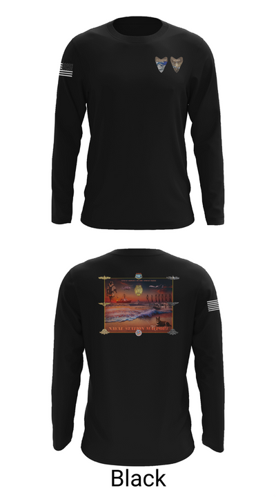 NAVSTA MAYPORT SECURITY 9551014 Long Sleeve Performance Shirt 25