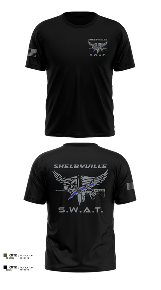 Short Sleeve Performance Shirt, Shelbyville SWAT, Police, Teamtime, Team time, sublimation, custom sports apparel, team uniforms, spirit wear, spiritwear, sports uniforms, custom shirts, team store, custom team store, fundraiser sports, apparel fundraiser