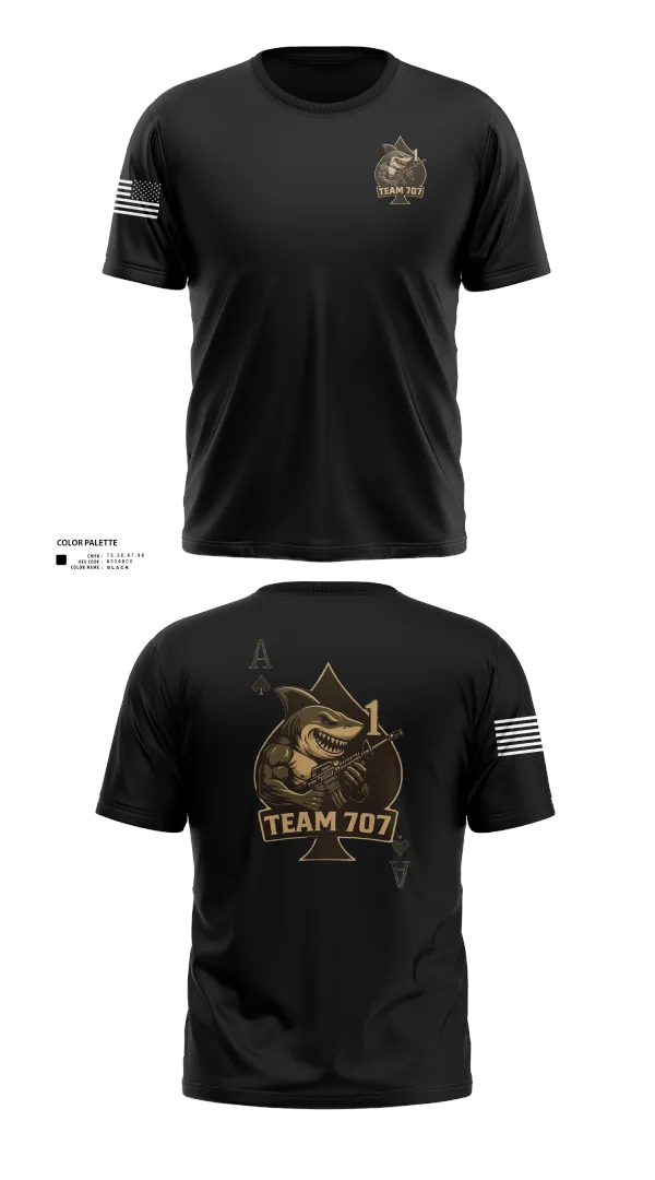 MESG1 TEAM 707 61403527 Old School Cotton Feel Shirt - 21