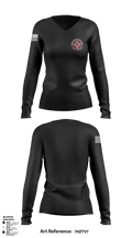 Women's Long Sleeve V-neck Shirt - 5
