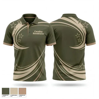 Short Sleeve Performance Polo, Carolina Sandstorm, Baseball, Teamtime, Team time, sublimation, custom sports apparel, team uniforms, spirit wear, spiritwear, sports uniforms, custom shirts, team store, custom team store, fundraiser sports, apparel fundraiser