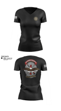 Alcorn County Special Operations 49375736 Women's Short Sleeve V-neck Shirt - 21