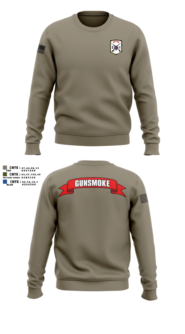 Crew Neck Sweatshirt, V 2/1 The Professionals, Marines, Teamtime, Team time, sublimation, custom sports apparel, team uniforms, spirit wear, spiritwear, sports uniforms, custom shirts, team store, custom team store, fundraiser sports, apparel fundraiser