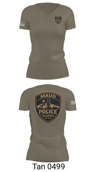Womens Short Sleeve Vneck Shirt, Maud Police, Police, Teamtime, Team time, sublimation, custom sports apparel, team uniforms, spirit wear, spiritwear, sports uniforms, custom shirts, team store, custom team store, fundraiser sports, apparel fundraiser