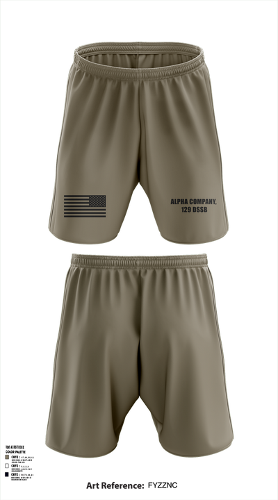 Alpha Company, 129 DSSB 75505821 Athletic Shorts With Pockets - 102
