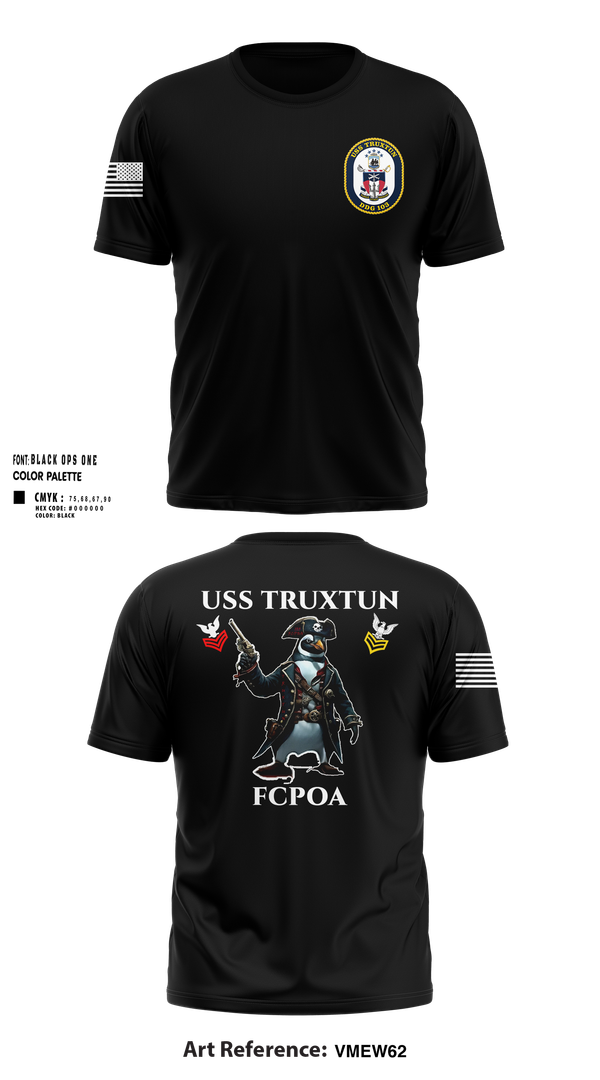 Short Sleeve Performance Shirt, USS TRUXTUN DDG 103, Navy, Teamtime, Team time, sublimation, custom sports apparel, team uniforms, spirit wear, spiritwear, sports uniforms, custom shirts, team store, custom team store, fundraiser sports, apparel fundraiser