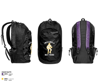Gear Bag, Indianola Mat Tribe, Wrestling, Teamtime, Team time, sublimation, custom sports apparel, team uniforms, spirit wear, spiritwear, sports uniforms, custom shirts, team store, custom team store, fundraiser sports, apparel fundraiser