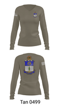 1-21 IN Gimlet 80367393 Women's Long Sleeve V-neck Shirt - 77