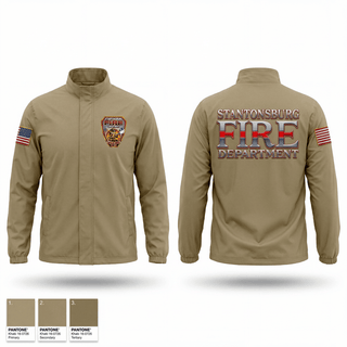 Windbreaker, Stantonsburg-Moyton East Side Misfits, Fire Department, Teamtime, Team time, sublimation, custom sports apparel, team uniforms, spirit wear, spiritwear, sports uniforms, custom shirts, team store, custom team store, fundraiser sports, apparel fundraiser