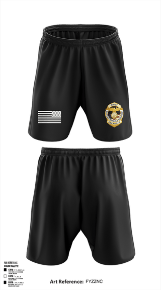 Athletic Shorts With Pockets, Crossett Police Department, Police, Teamtime, Team time, sublimation, custom sports apparel, team uniforms, spirit wear, spiritwear, sports uniforms, custom shirts, team store, custom team store, fundraiser sports, apparel fundraiser