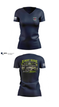 East Side Fire Department (Belleville) Women's Short Sleeve V-neck Shirt - 3
