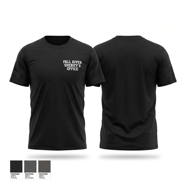 Old School Cotton Feel Shirt, Fall River Sheriffs Office, Police, Teamtime, Team time, sublimation, custom sports apparel, team uniforms, spirit wear, spiritwear, sports uniforms, custom shirts, team store, custom team store, fundraiser sports, apparel fundraiser