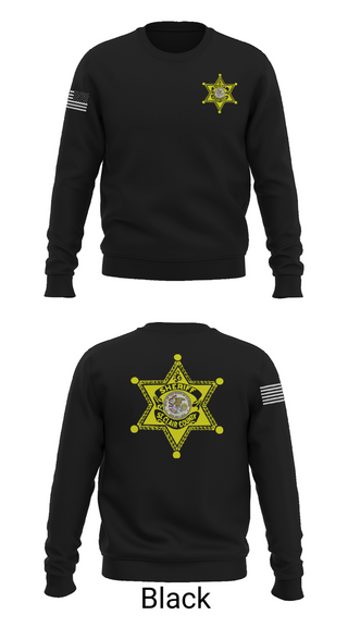 Crew Neck Sweatshirt, St Clair County Sheriff, Police, Teamtime, Team time, sublimation, custom sports apparel, team uniforms, spirit wear, spiritwear, sports uniforms, custom shirts, team store, custom team store, fundraiser sports, apparel fundraiser