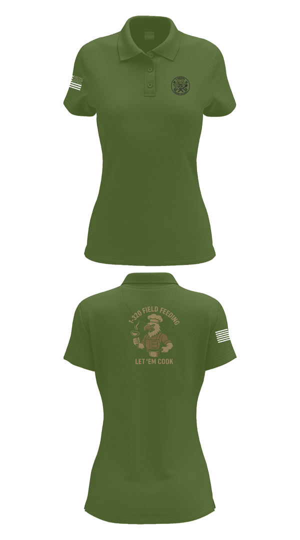 Womens Short Sleeve Performance Polo, 1-320th, , Teamtime, Team time, sublimation, custom sports apparel, team uniforms, spirit wear, spiritwear, sports uniforms, custom shirts, team store, custom team store, fundraiser sports, apparel fundraiser