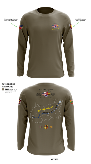 Long Sleeve Performance Shirt, 30th MED BDE DEF25, , Teamtime, Team time, sublimation, custom sports apparel, team uniforms, spirit wear, spiritwear, sports uniforms, custom shirts, team store, custom team store, fundraiser sports, apparel fundraiser