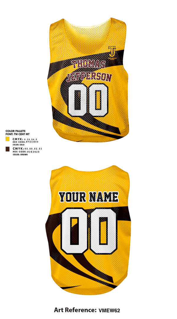 Mens Lacrosse Pinnie, Thomas Jefferson High School Lacrosse, Men's Lacrosse, Teamtime, Team time, sublimation, custom sports apparel, team uniforms, spirit wear, spiritwear, sports uniforms, custom shirts, team store, custom team store, fundraiser sports, apparel fundraiser