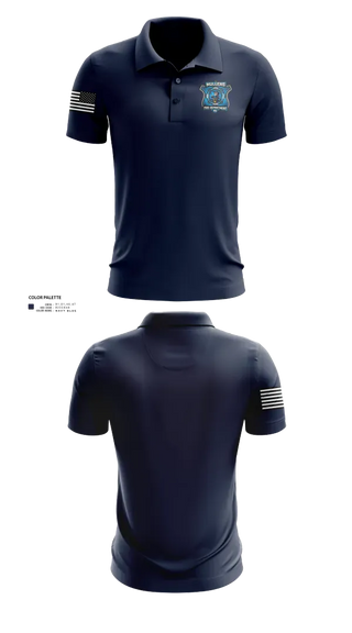 Short Sleeve Performance Polo, MULLENS FIRE DEPARTMENT, Fire Department, Teamtime, Team time, sublimation, custom sports apparel, team uniforms, spirit wear, spiritwear, sports uniforms, custom shirts, team store, custom team store, fundraiser sports, apparel fundraiser