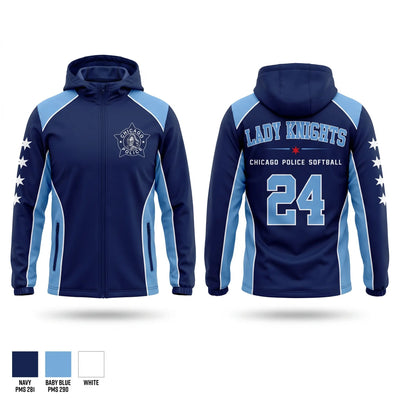 Chicago Police Lady Knights Windbreaker - 1