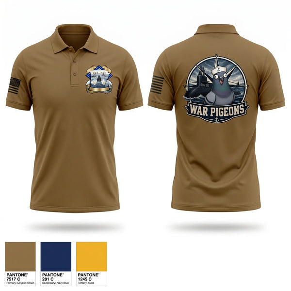 Short Sleeve Performance Polo, War pigeons, Navy, Teamtime, Team time, sublimation, custom sports apparel, team uniforms, spirit wear, spiritwear, sports uniforms, custom shirts, team store, custom team store, fundraiser sports, apparel fundraiser